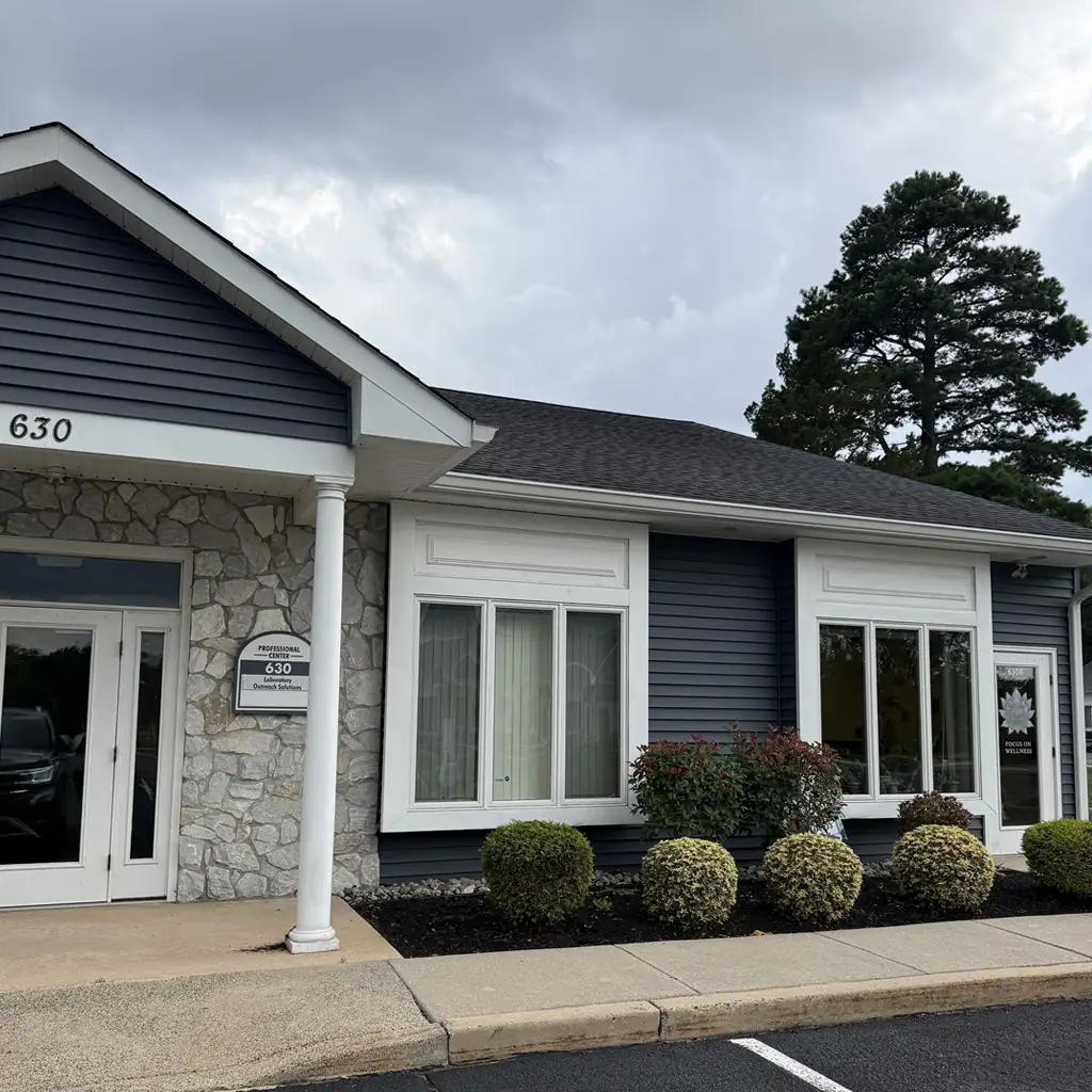Exterior of the Grow With Grace Therapy & Wellness therapy office building in Hammonton, NJ.